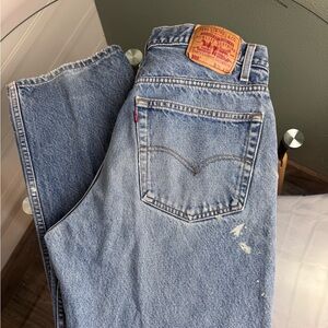 Vintage Levi’s 505 Straight Leg Jeans W38 L32 Medium Wash USA Made